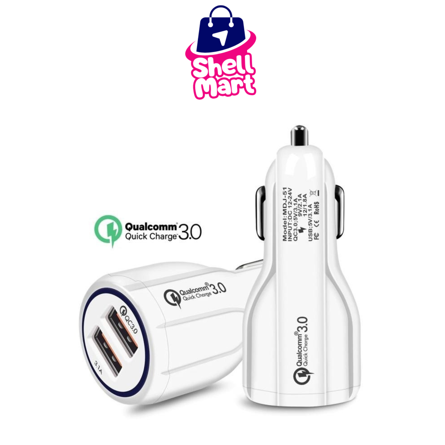 Qualcomm QC 3.0 Fast Car Charger