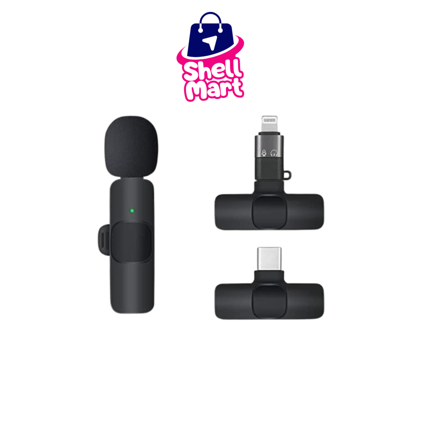 K9 Wireless Microphone - Plug & Play Audio Mic for Smartphones & Cameras