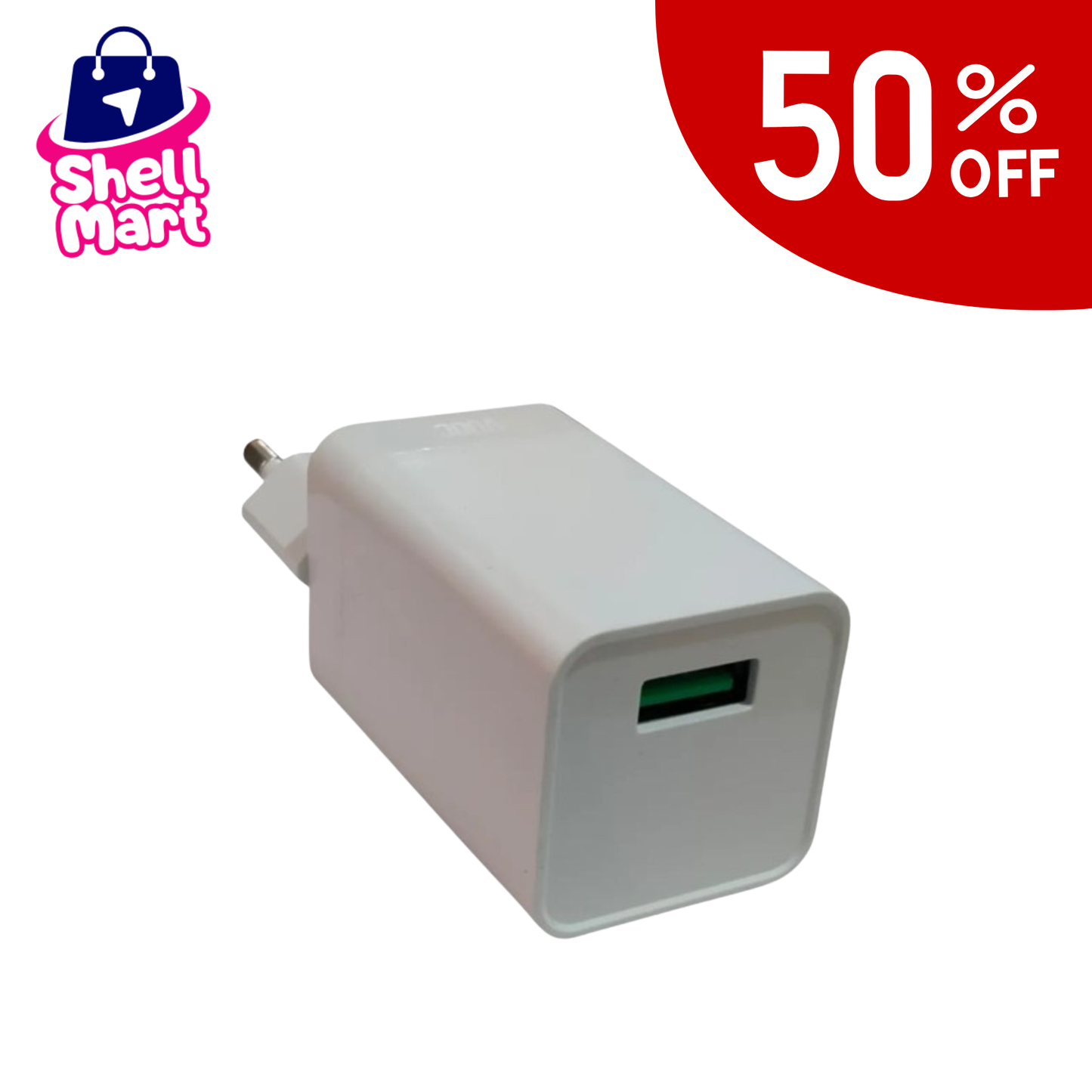 Oppo 4A Fast VOOC Adapter – 5V/4A Quick Charging Power Adapter