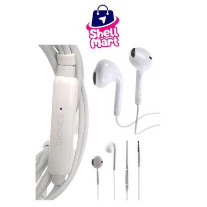 Gionee Original Handsfree Earphones – Deep Bass & Built-In Mic